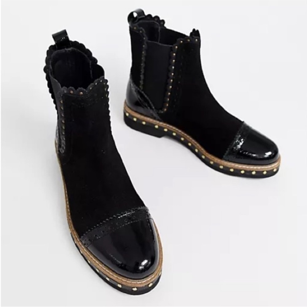 Free People Atlas Studded Chelsea Booties